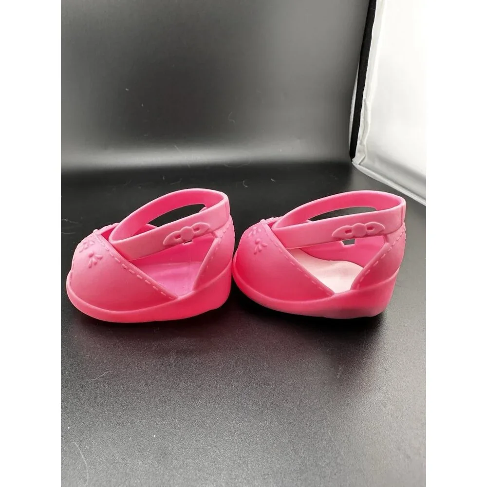 Cabbage Patch Kids‎ Bright Pink Shoes Ankle Straps 2009 OAA Jakks Pacific